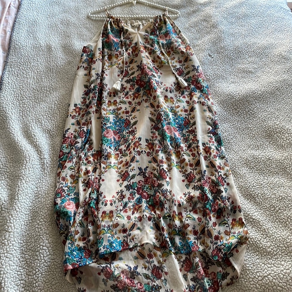 Lucky brand maxi dress with floral print